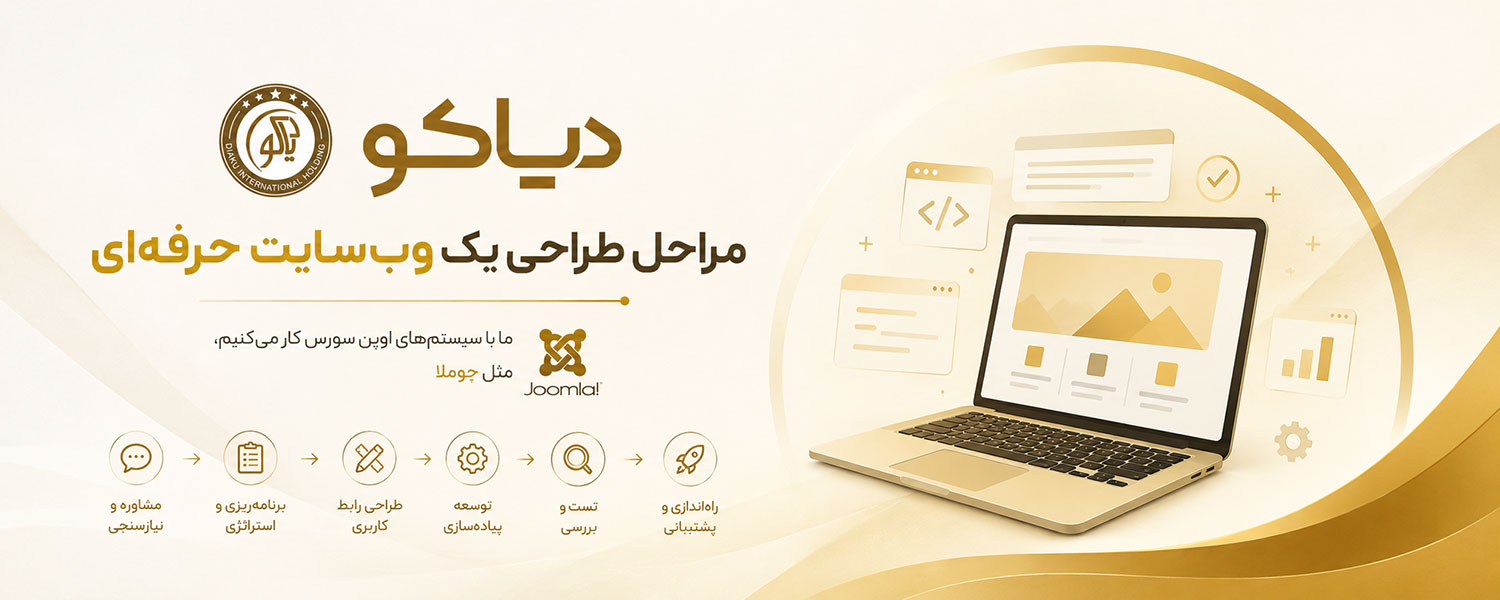 مراحل طراحی وب سایت